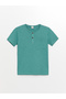 Crew Neck Basic Short Sleeve Boys' T-Shirt