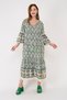 Marin Cloth Pattern Dress - 7