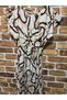 Viscose Patterned - Women's Dress with Waist Belt - 5