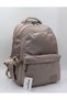 Mink Color Satin Water Resistant Fabric Large Size Unisex Back Travel School Bag / 1601