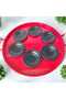 Metal Tea Plate-Cup Coaster Black Tea Plate-Stainless Tarnish-Proof Colorful Tea Plate - 2