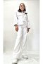 Girls' Wide-Let White Pants