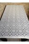 Lace Look Transparent Coated Pvc Table Cloth Cream Color 137 cm Width - 2