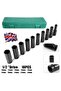 Sb Global 10 Piece 1/2 Air Long Impact Socket Set - 2