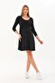 Black Maternity & Maternity Dress - 3
