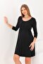 Black Maternity & Maternity Dress - 7