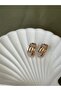 Baguette Stone Hoop Earrings - 2