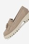 Women's Beige Suede Genuine Natural Leather Tassel Loafers Size 36-41 - 7