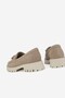 Women's Beige Suede Genuine Natural Leather Tassel Loafers Size 36-41 - 4