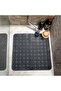 Silicone Non-Slip Base Massage Shower Cabin and Bath Mat - Square Bathroom and Bathtub Massage Mat - 3