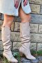 Skin Drawstring Dallas Women's Boots J404040109 - 3