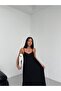 Women's Relaxed Fit Sweetheart Sweetheart Neckline Strappy Maxi Dress - 4