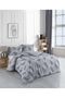 Uykuli̇fe Gray Feather Single Duvet Cover Set