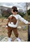 UNISEX CHILDREN'S 3-THREAD BOTTOM TOP TRACKSUIT SET MESH MODEL - 2