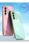 Luxury Silicone Case for Tecno Camon 18 with Lilac Edges Gold Detail - 2