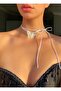 String hologram butterfly lolita necklace - 4