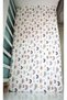 100% Cotton Children's Fitted Sheet 70x110 (2 Pieces) Blue Galaxy And Rainbow - 3