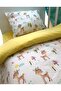 100% Cotton 80x130 Crib Side Protection Sleeping Set Karaca Yellow (7 Pieces) - 4
