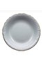 Porcelain Gold Gilded 16 cm 12 Pieces Pit Dinner Plate - 2