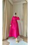 100% Cotton Wrinkled Belted Dress - Summer Minimalist Series - 4