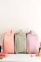 Women's 3 Pieces Multi-Purpose Bag Transparent Cosmetic Travel Suitcase Makeup Bag - 3