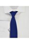 Dobby Woven Tie and Handkerchief in Parliament Blue Color - 2
