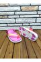 Women's Pink Non-Slip Flip-Flop Pool Beach Slippers - 2