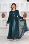 Girl's Hijab Dress Evening Gown Wedding Outfit - 6