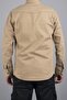 Slim Fit Men's Cotton Denim Shirt Beige - 4