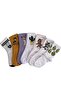 Boxed Set of 7 Cheerful College Tennis Socks with Cute Characters - 2