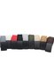 Unisex Men's Women's Black Woven Tactical Canvas Sport Denim Cloth Belt with Black Buckle - 3