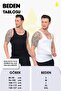 Men's Athlete Corset Athlete Waist Chest Belly Toning Posture Corrector Black White 2-Piece Athlete Set - 3