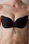 Black Strapless Strapless Chest Lifting Evening Dress Wedding Dress Invisible Drawstring Adhesive Bra - 3