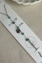Caprea Steel Clover Blue Stone Women's Shahmeran Bracelet Non Tarnish Women's Bracelet