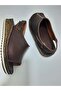 All Genuine Leather, Comfortable and Wearable Model, Brown Color Sandals. - 7