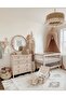 Wicker And Macrame Bohemian Rustic Chandelier Jute Chandelier 35 Cm