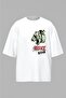 Men's Printed T-Shirt - Savage Tiger Printed Oversize T-Shirt - 4