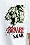 Men's Printed T-Shirt - Savage Tiger Printed Oversize T-Shirt - 2