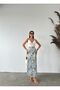 Luxury Quality Maxi Length Long Satin Skirt with Elastic Waist - 5