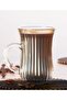 Glass Glass Tea Cup with Handle Tea Cup with Handle Tea Cup with 6 Count 130 ml - 5