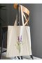 lavender cloth bag printed