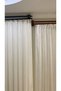 White Wooden Rustic Curtain Hanger - Rustic Pipe with Rail 125 Cm - 6