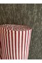 Striped Linen Fabric- Red Washed Striped Linen 100x230 cm - 3