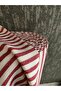 Striped Linen Fabric- Red Washed Striped Linen 100x230 cm