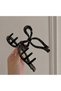 Women's Large Size Black Bow Buckle (11cm) - 5