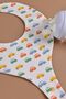 Liquid Proof Pacifier Holder Bib - Colorful Cars - 5