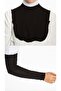 Hijab Neck Collar and Prayer Sleeves Set of 2 Black