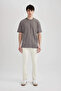 Men's Brown T-Shirt - C2138Ax/Bn571