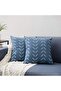 غطاء وسادة مطبوع على الوجهين من سلسلة Home Boho بتصميم بوهيمي عرقي مكون من قطعتين - 2