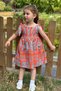 Baby Girl and Child Dress - for Birthday and Party Wedding, Short Sleeve Dress with Lace and Lining - 3